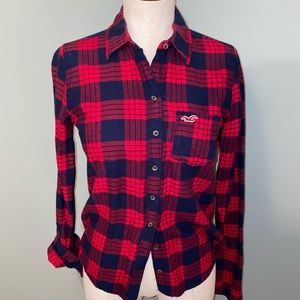 Flannel button down shirt